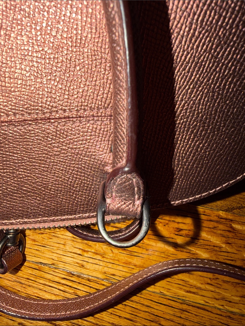 Coach Metallic Rose Dome Satchel in Copper - Picture 10 of 12